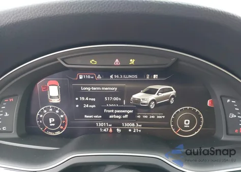 2019 Audi Q7 55 Premium/55 Se Premium from USA, damaged, VIN WA1AAAF78KD046743